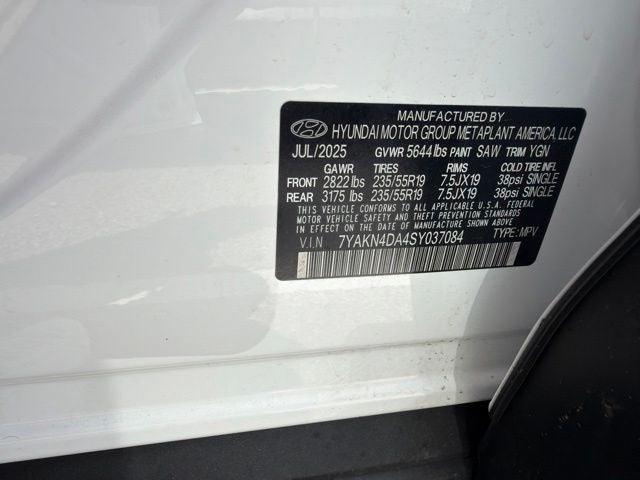 hyundai ioniq 5 2025 7YAKN4DA4SY037084 image hyundai ioniq 5 2025 7YAKN4DA4SY037084 image